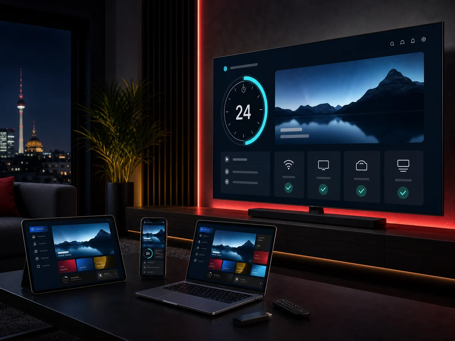 IPTV 24H Test Deutschland auf Smart TV, TV Stick und Smartphone